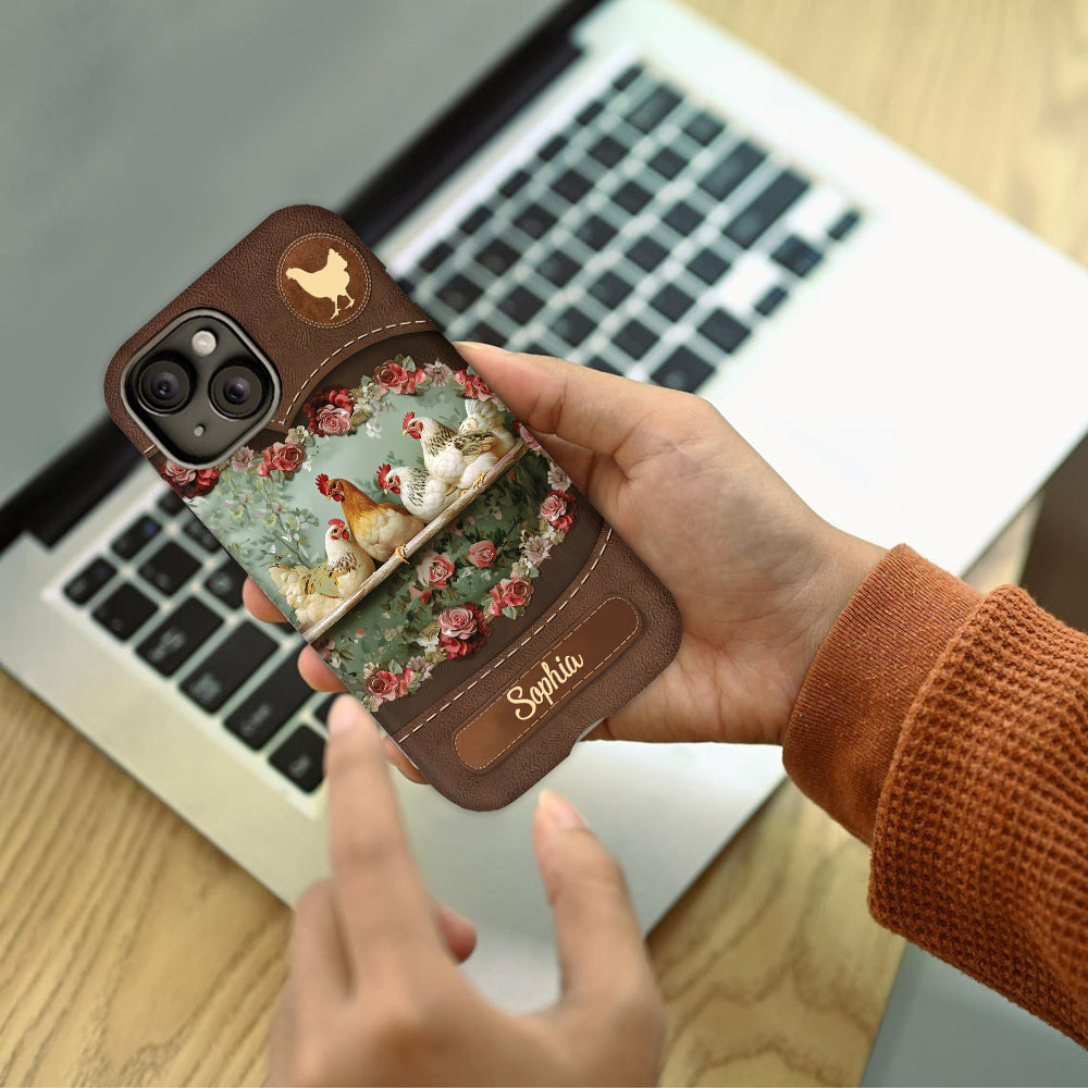 Chicken Lady - Personalized Chicken Full Print Phone Case
