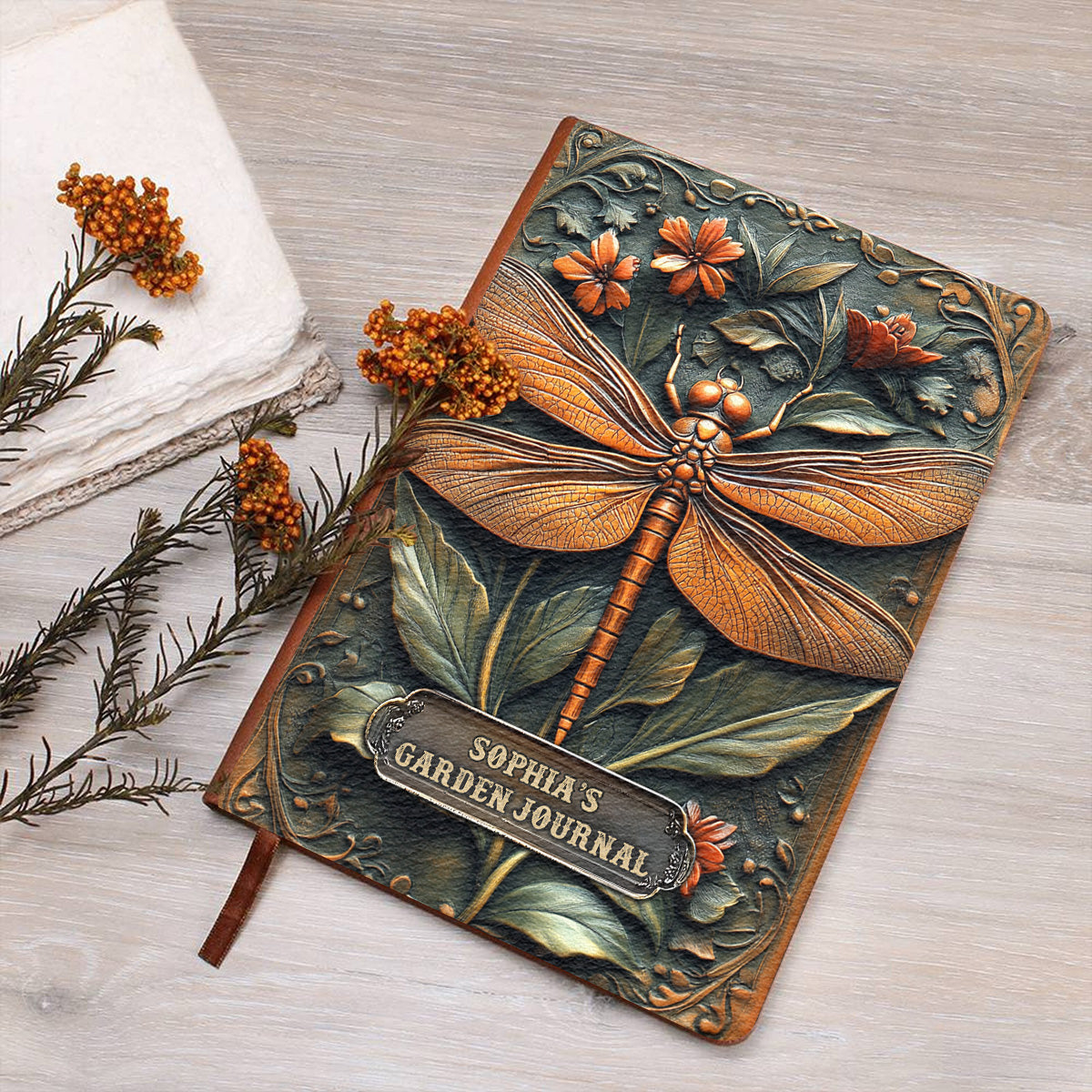 Garden Journal - Personalized Gardening Leather Journal