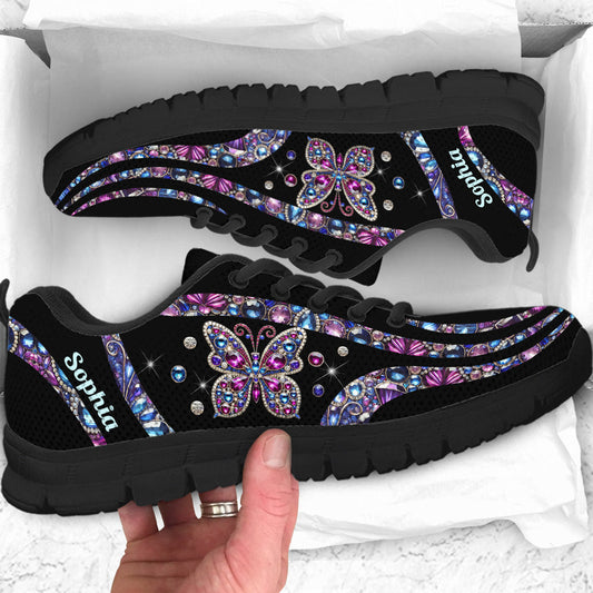 Love Butterflies - Personalized Butterfly Sneakers