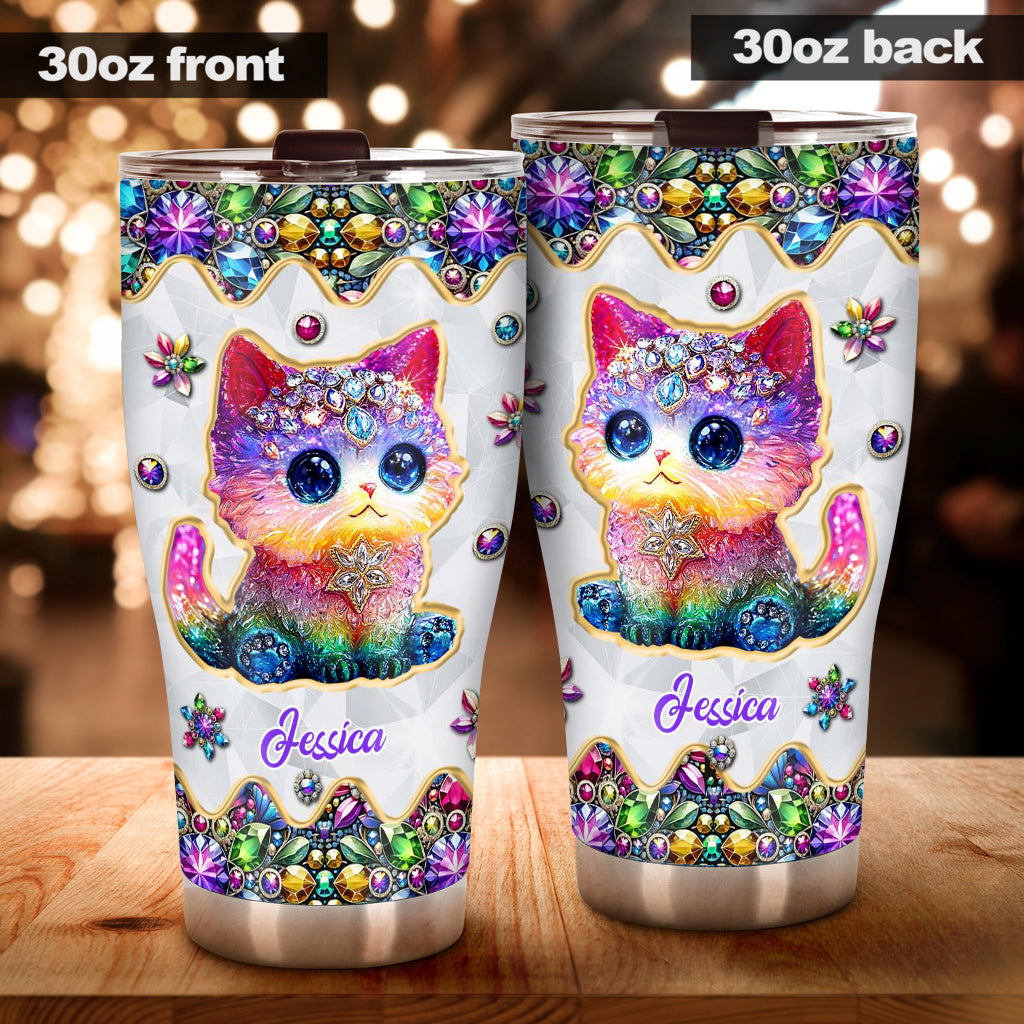 Beautiful Cat - Personalized Cat Tumbler