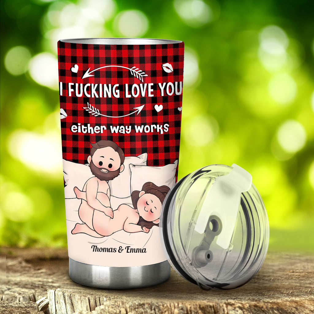 I Love You - Personalized Couple Tumbler