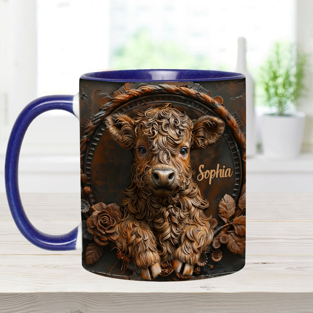 Baby Cow - Personalized Accent Mug