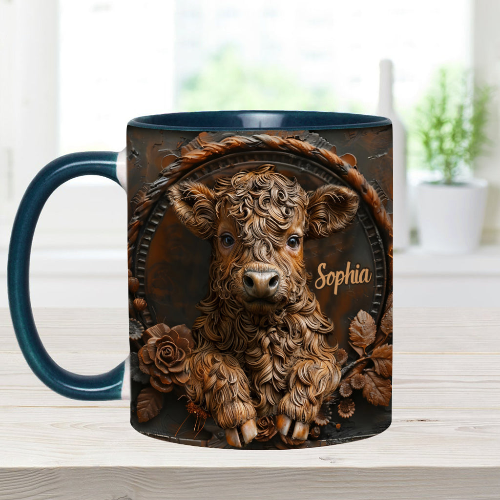 Baby Cow - Personalized Accent Mug