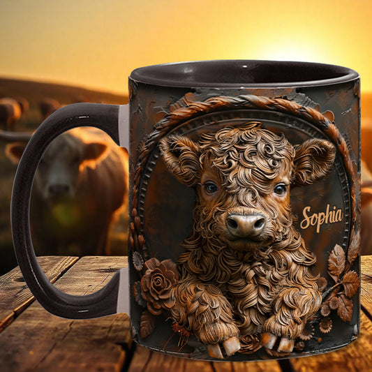 Baby Cow - Personalized Accent Mug