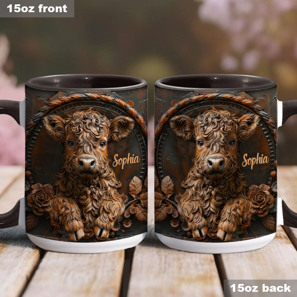 Baby Cow - Personalized Accent Mug