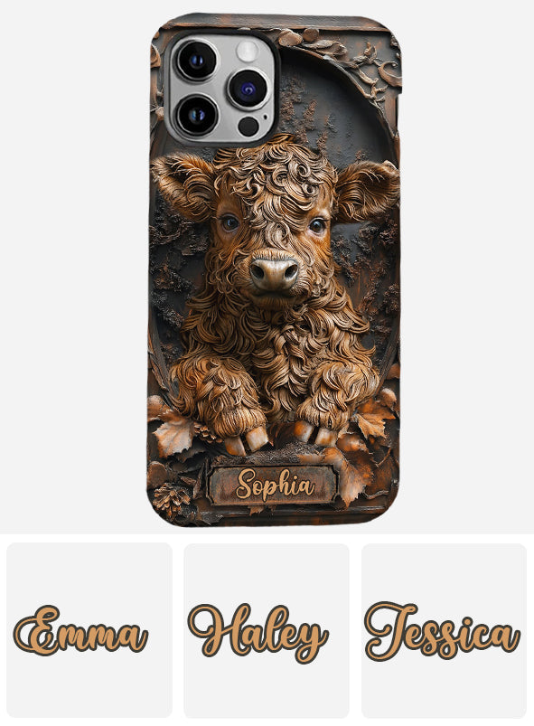 Baby Cow - Personalized Full Print Phone Case