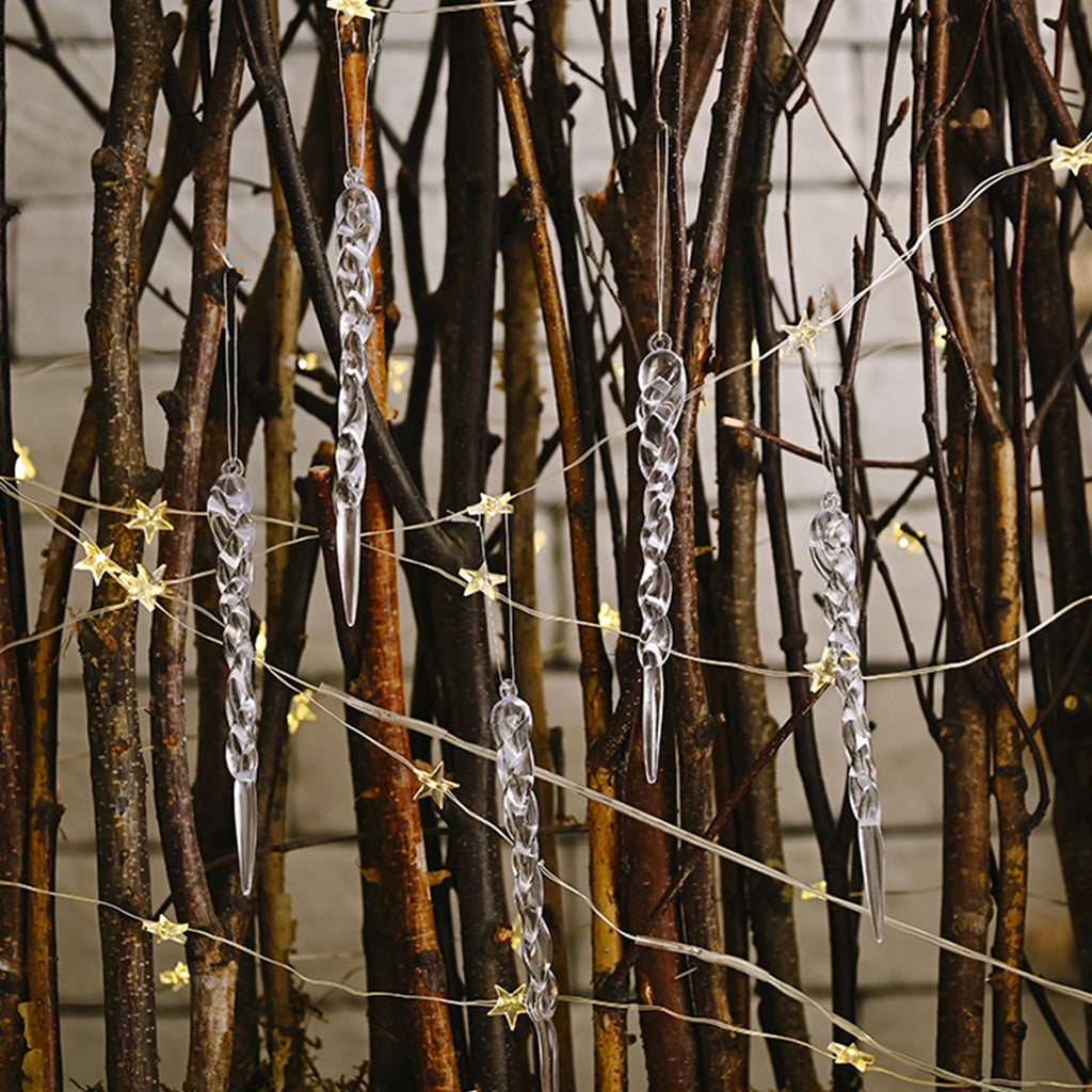 Glass Icicle Ornament