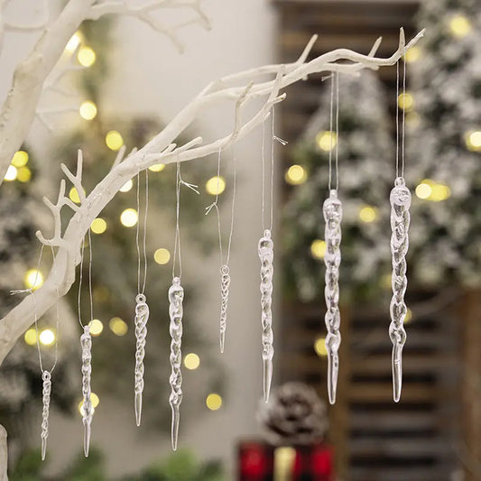 Glass Icicle Ornament