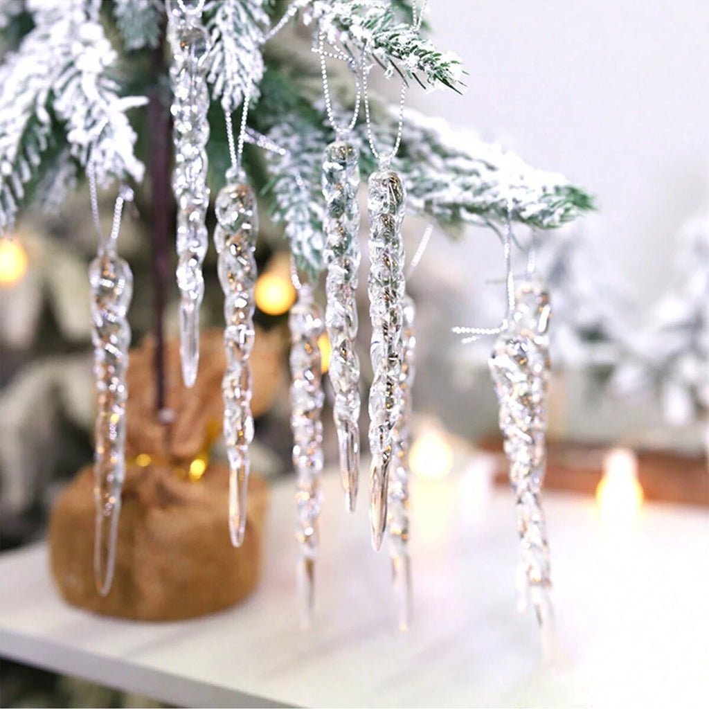 Glass Icicle Ornament