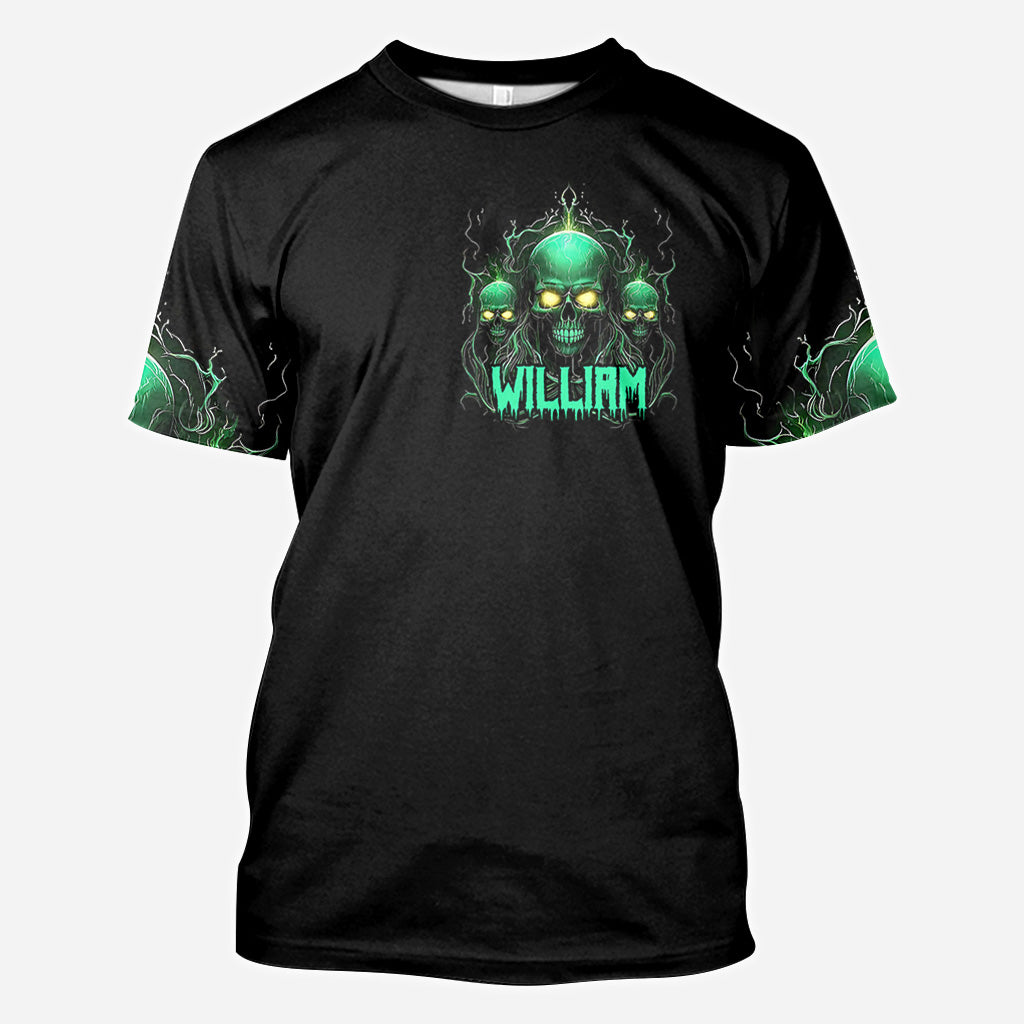 My Demons - Personalized Skull All Over Shirt