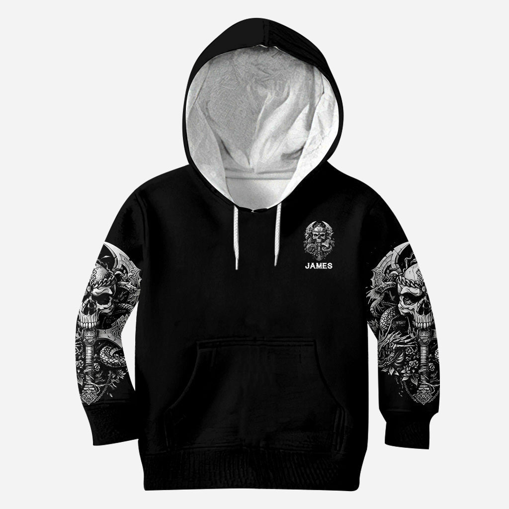 One Day I'm Gonna Just Say - Personalized Skull All Over Shirt