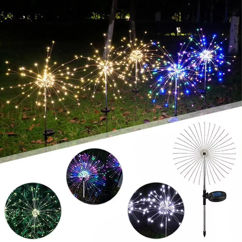 Solar Firework Lights - Christmas Solar Firework Lights