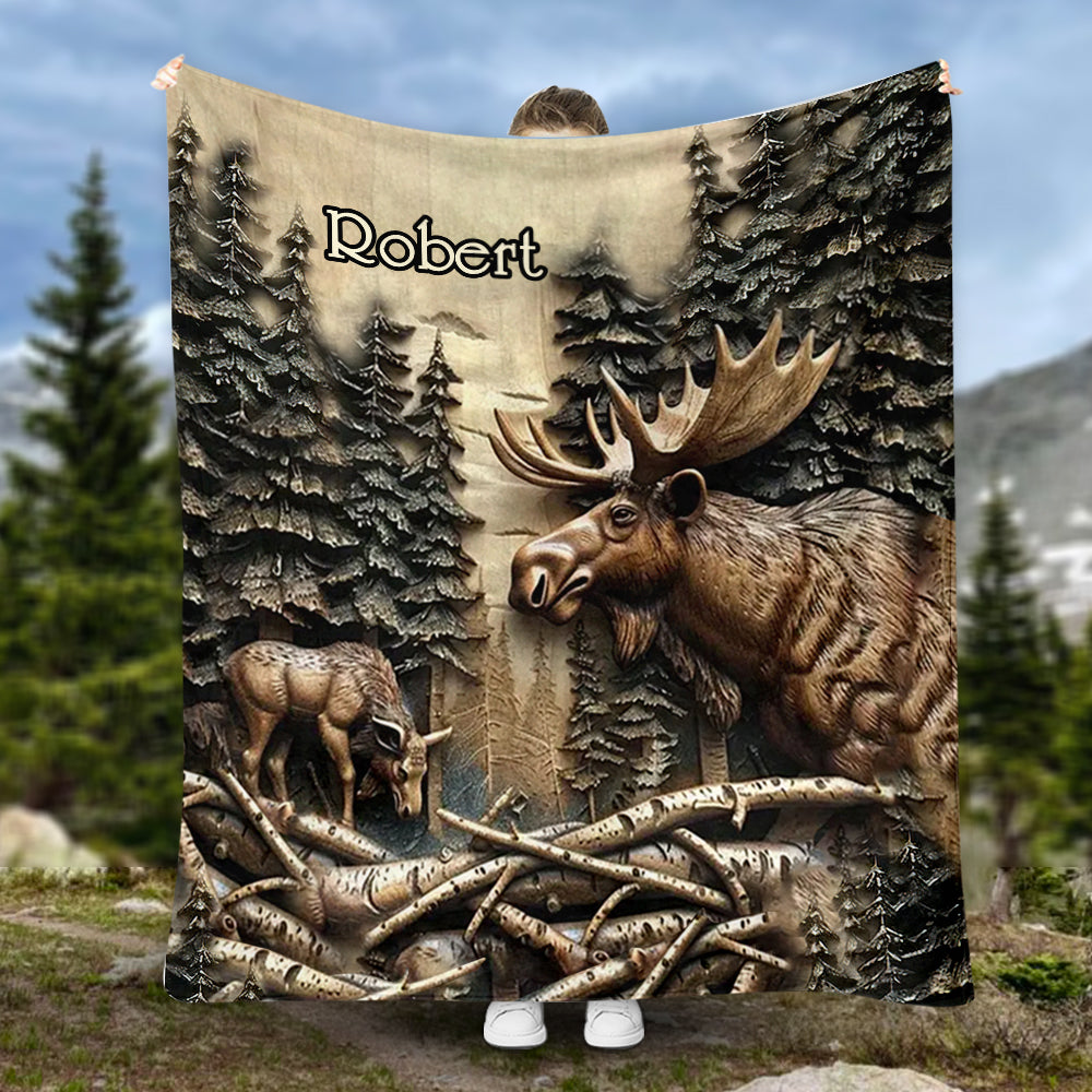 Love Hunting - Personalized Hunting Blanket