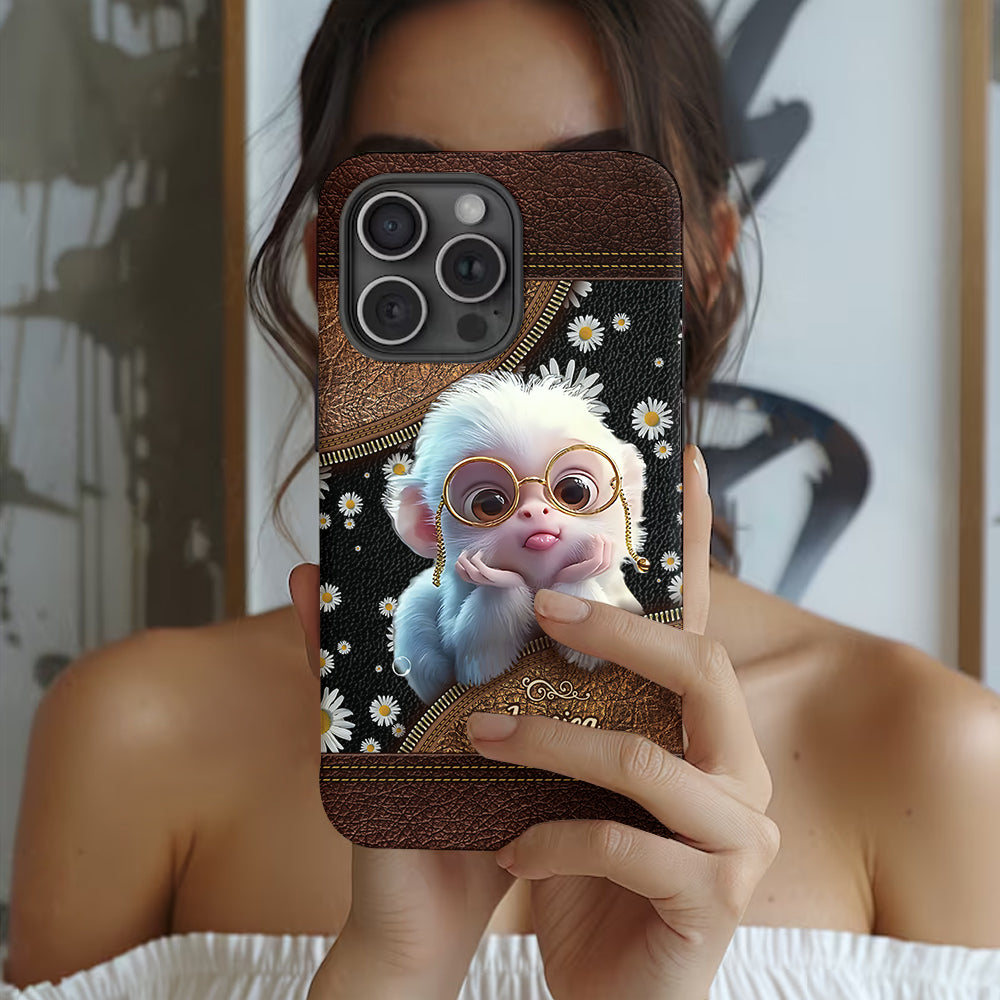 Cute Monkey - Personalized Full Print Phone Case