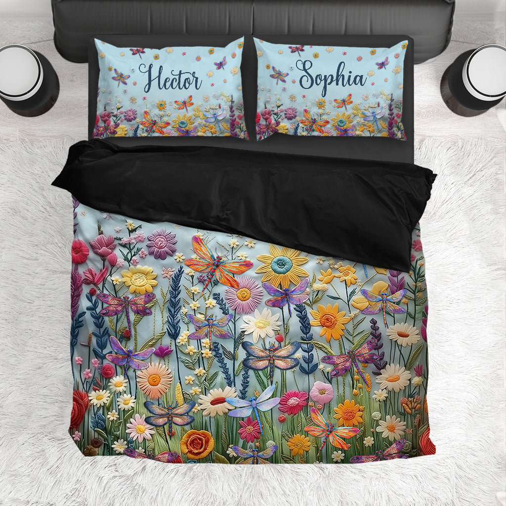 Pollinator Floral Garden - Personalized Gardening Bedding Set