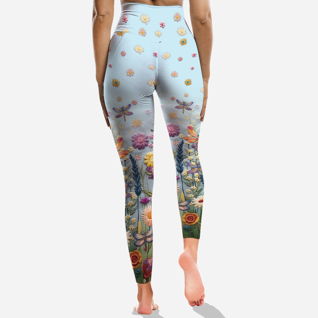 Pollinator Floral Garden - Personalized Gardening Hoodie and Leggings