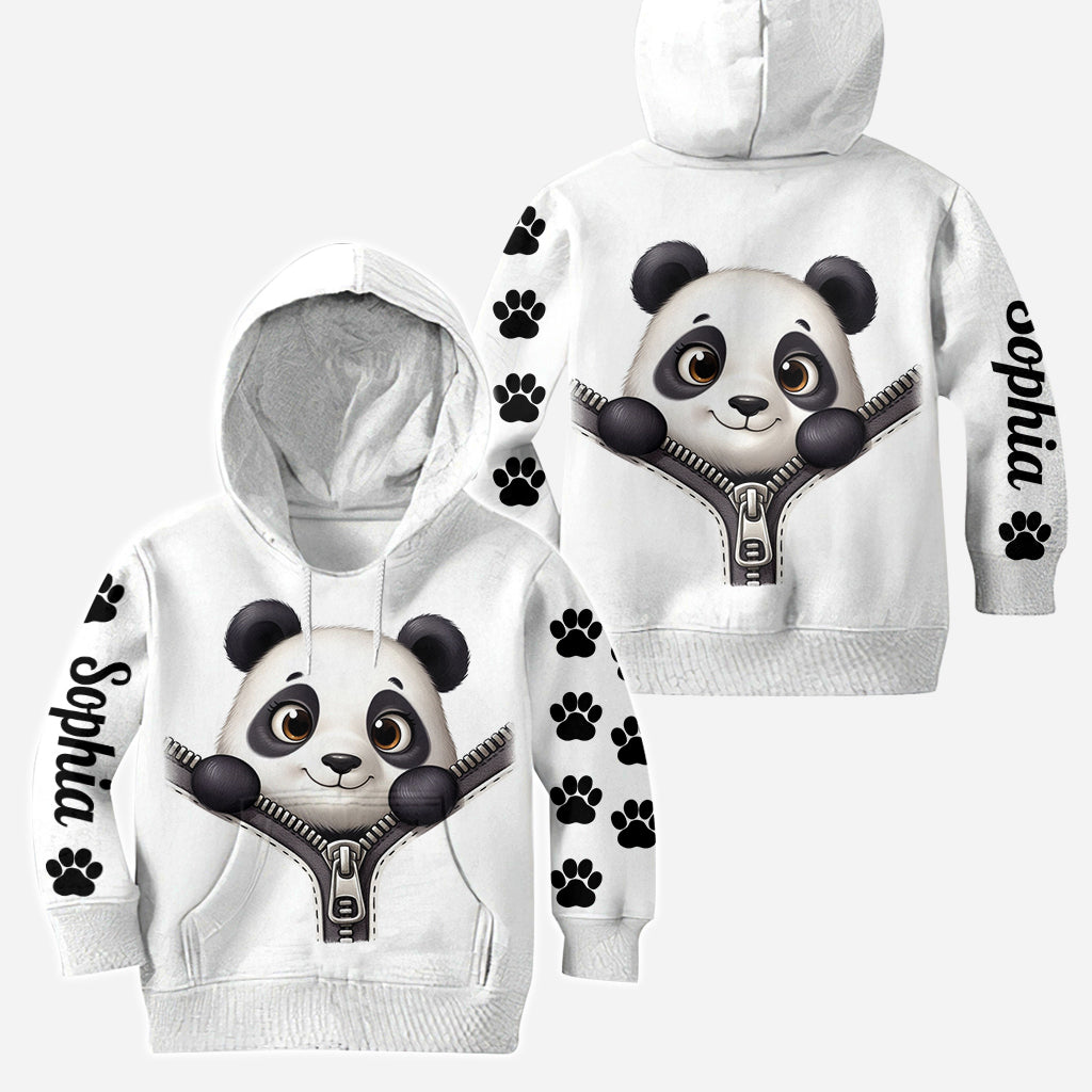Cute Panda - Personalized Panda Lover Hoodie and Leggings
