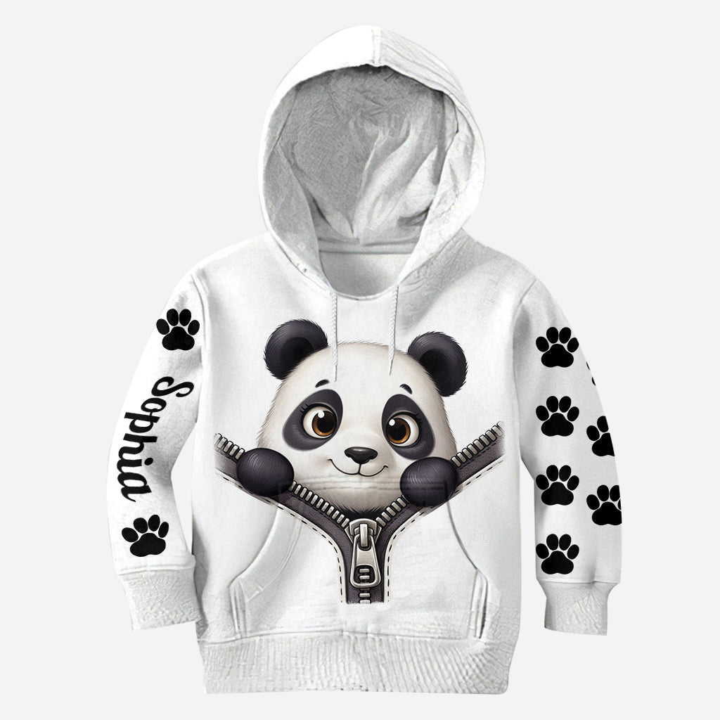 Cute Panda - Personalized Panda Lover Hoodie and Leggings