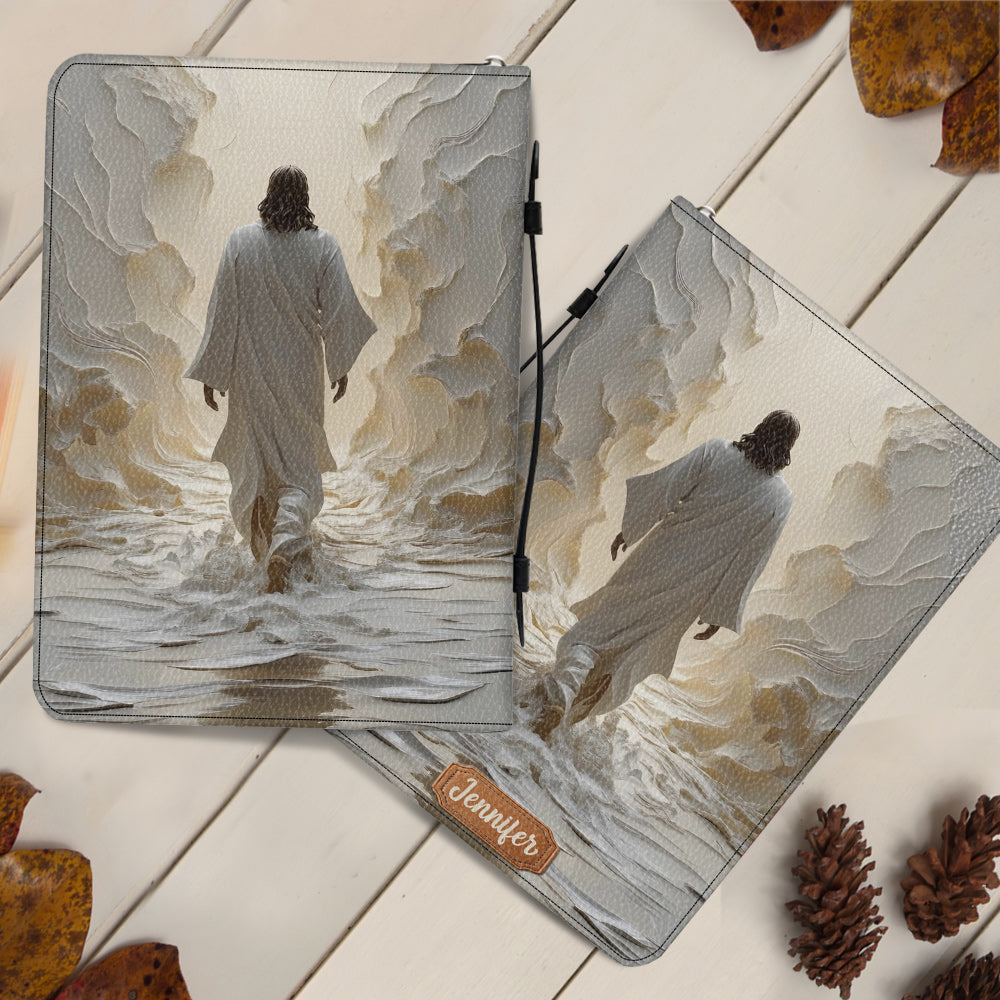 God Is Good All The Time - Personalized Christian Leather Bible Cover Bag