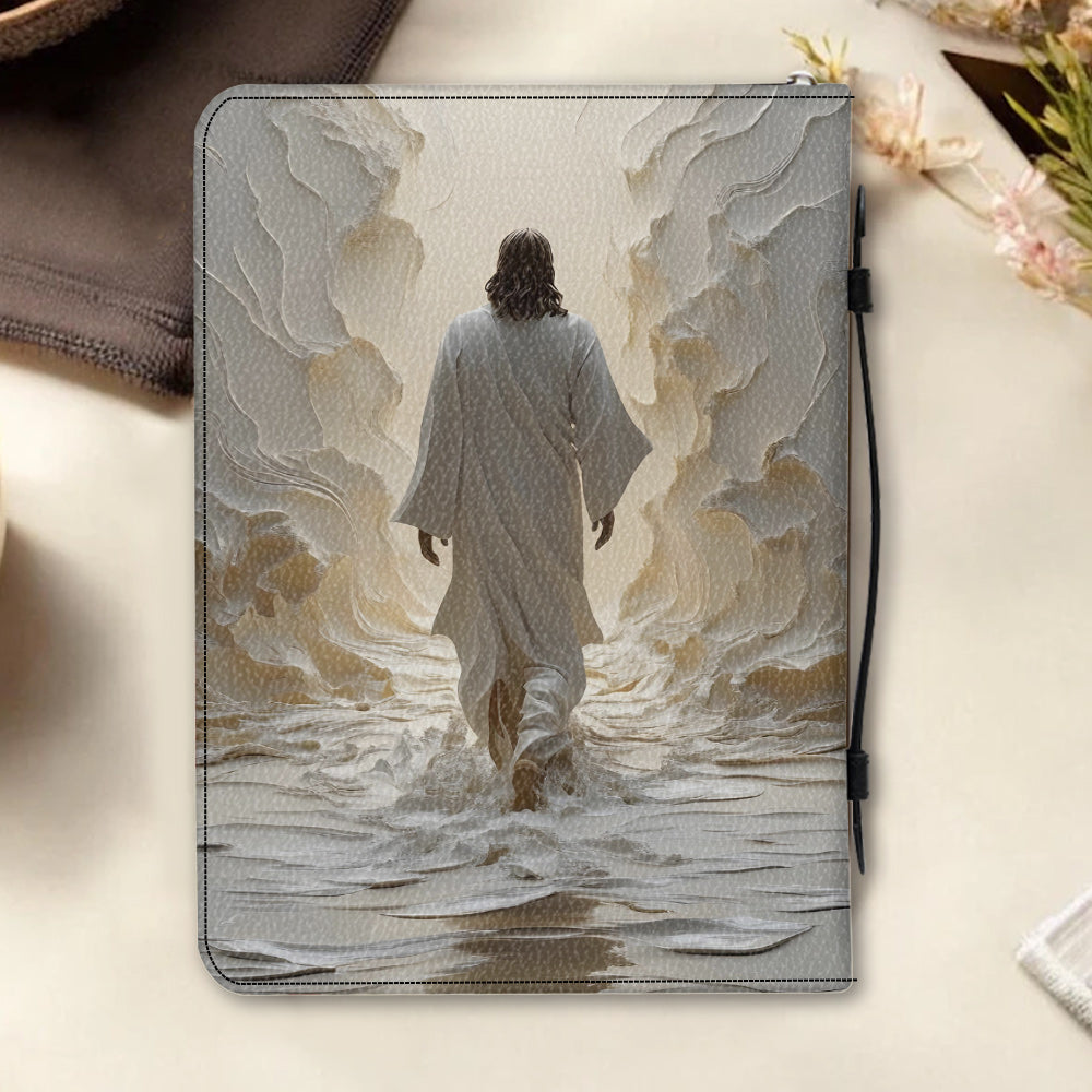 God Is Good All The Time - Personalized Christian Leather Bible Cover Bag