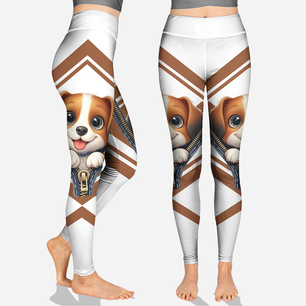 Cute Beagles - Personalized Dog Hoodie and Leggings