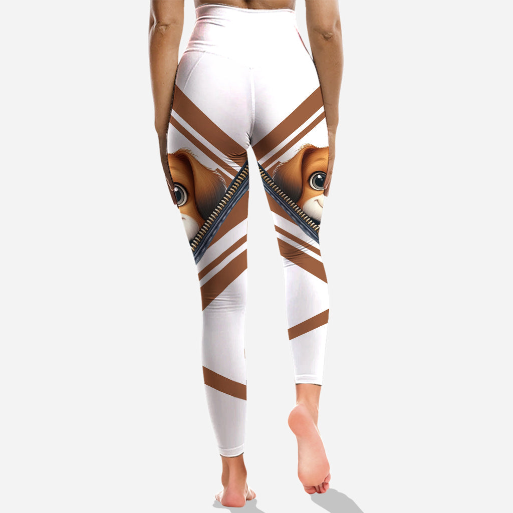 Cute Beagles - Personalized Dog Hoodie and Leggings