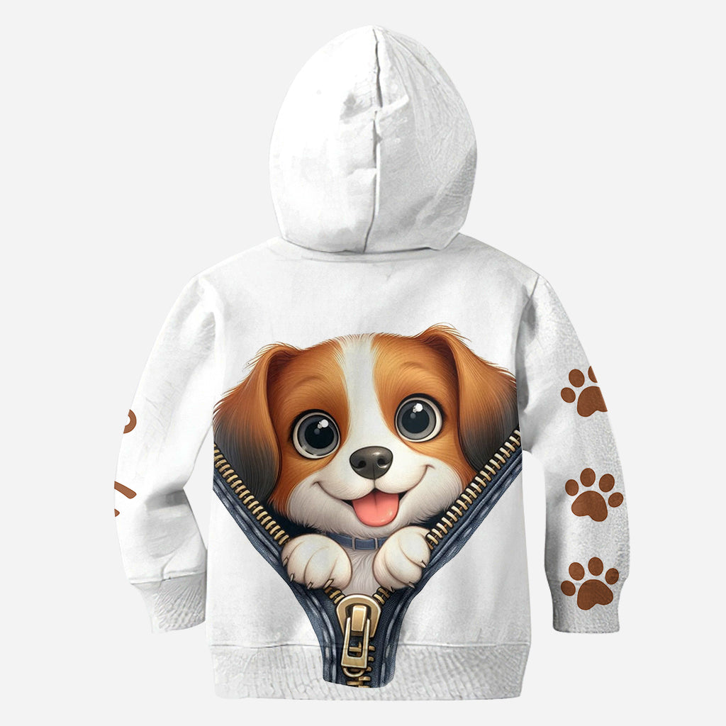 Cute Beagles - Personalized Dog Hoodie and Leggings