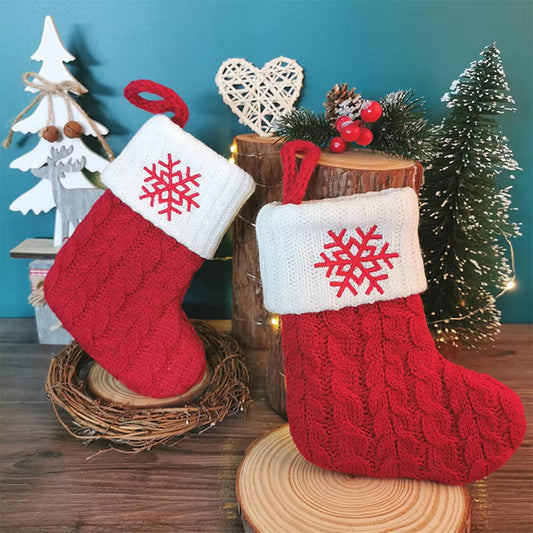 Christmas Alphabet Knitting Sock Ornament