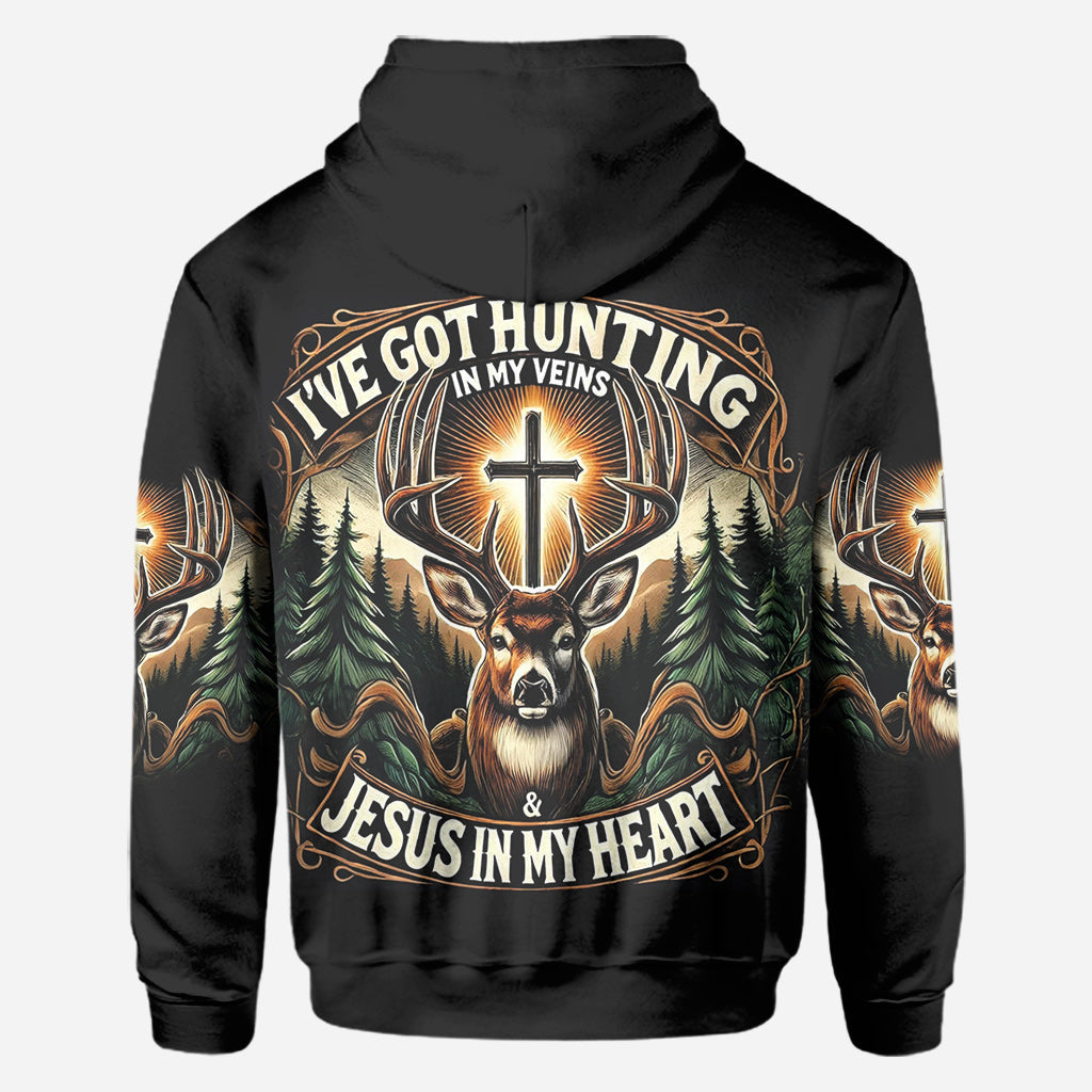 Love Hunting - Personalized Hunting All Over Shirt