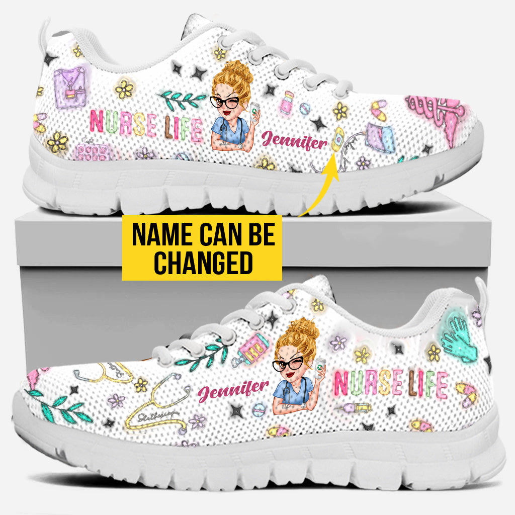Nurse Life - Personalized Nurse Sneakers