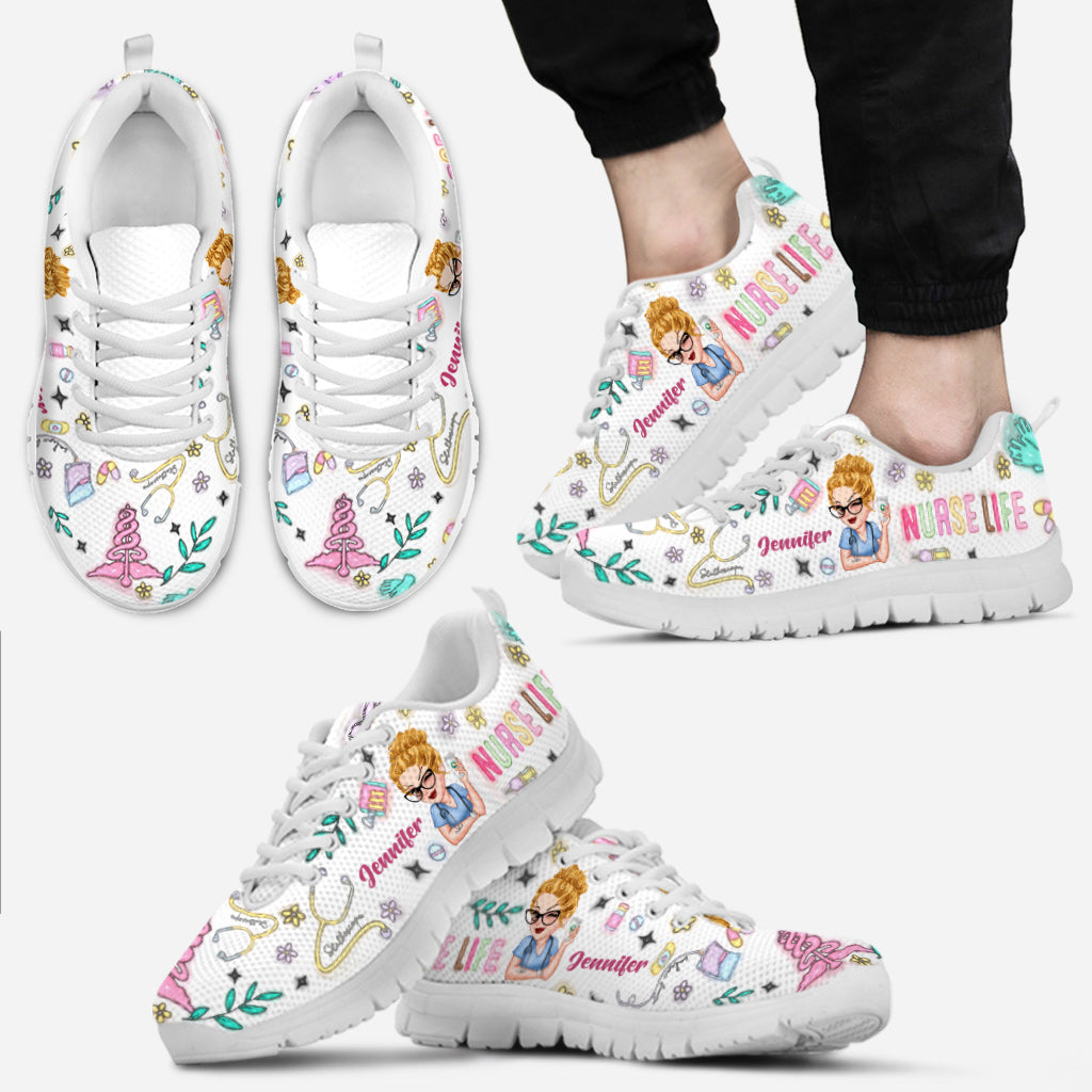 Nurse Life - Personalized Nurse Sneakers