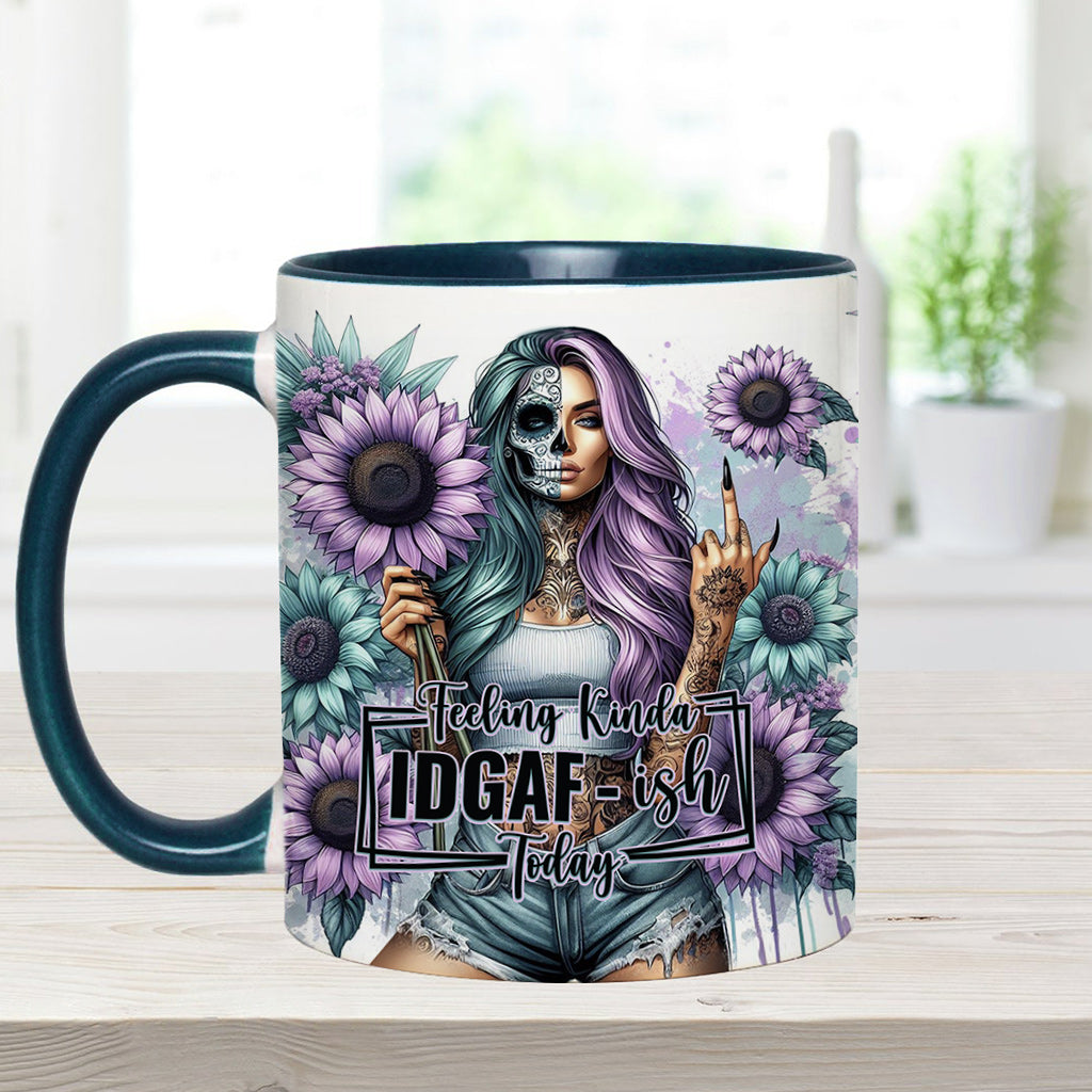Funny Vocabulary - Personalized Skull Accent Mug