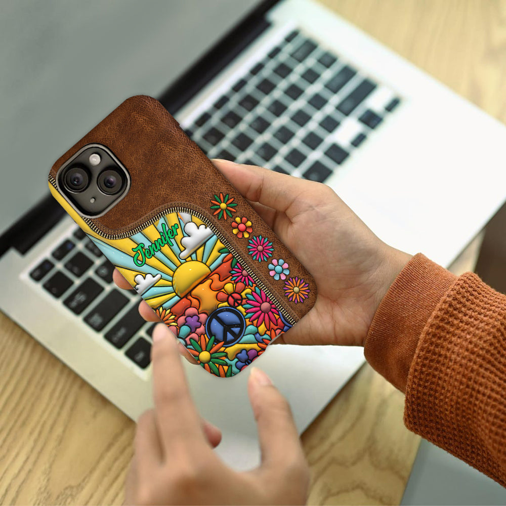 Hippie Soul - Personalized Hippie Full Print Phone Case