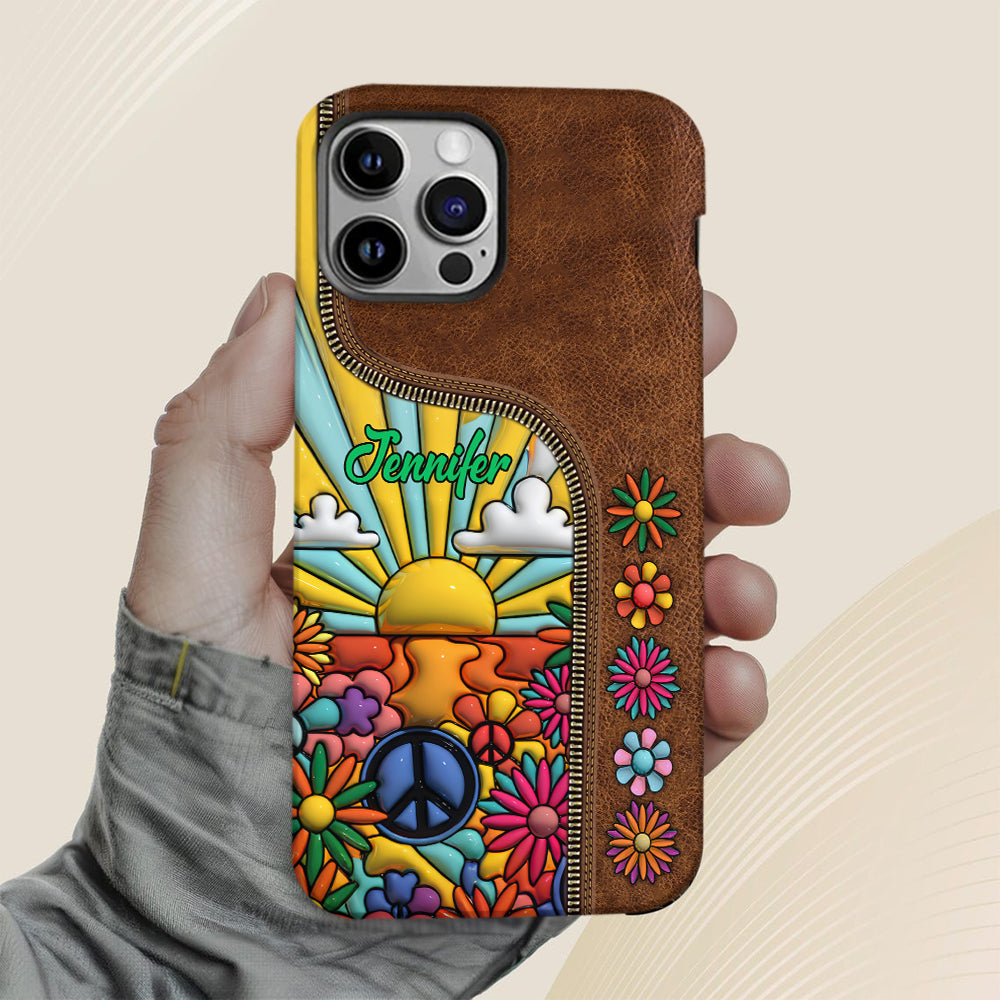 Hippie Soul - Personalized Hippie Full Print Phone Case