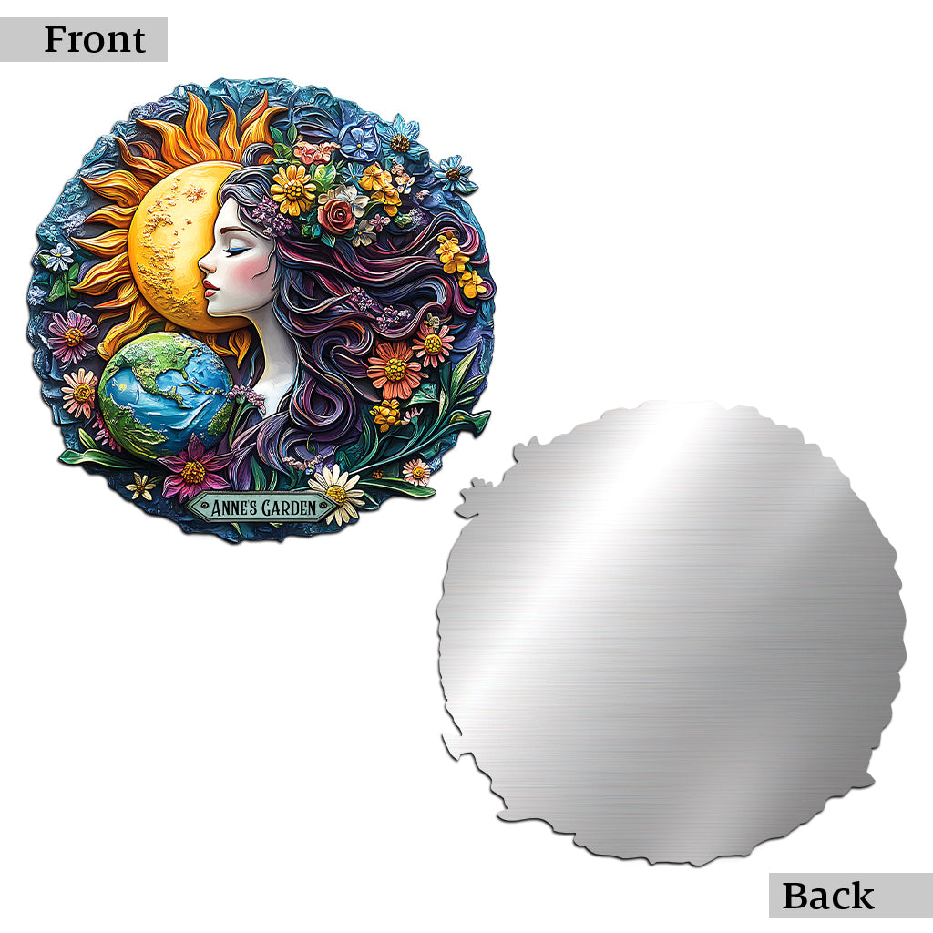 Blessed Garden - Personalized Gardening Cut Metal Sign