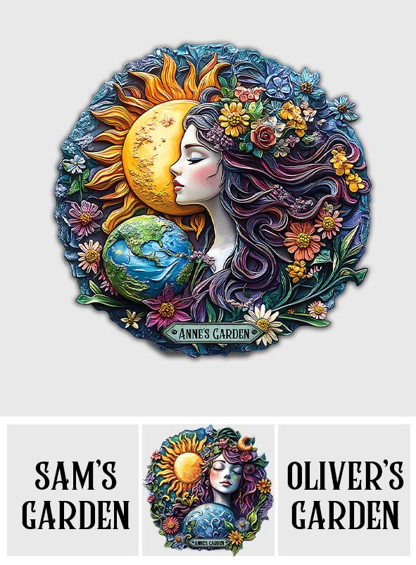 Blessed Garden - Personalized Gardening Cut Metal Sign