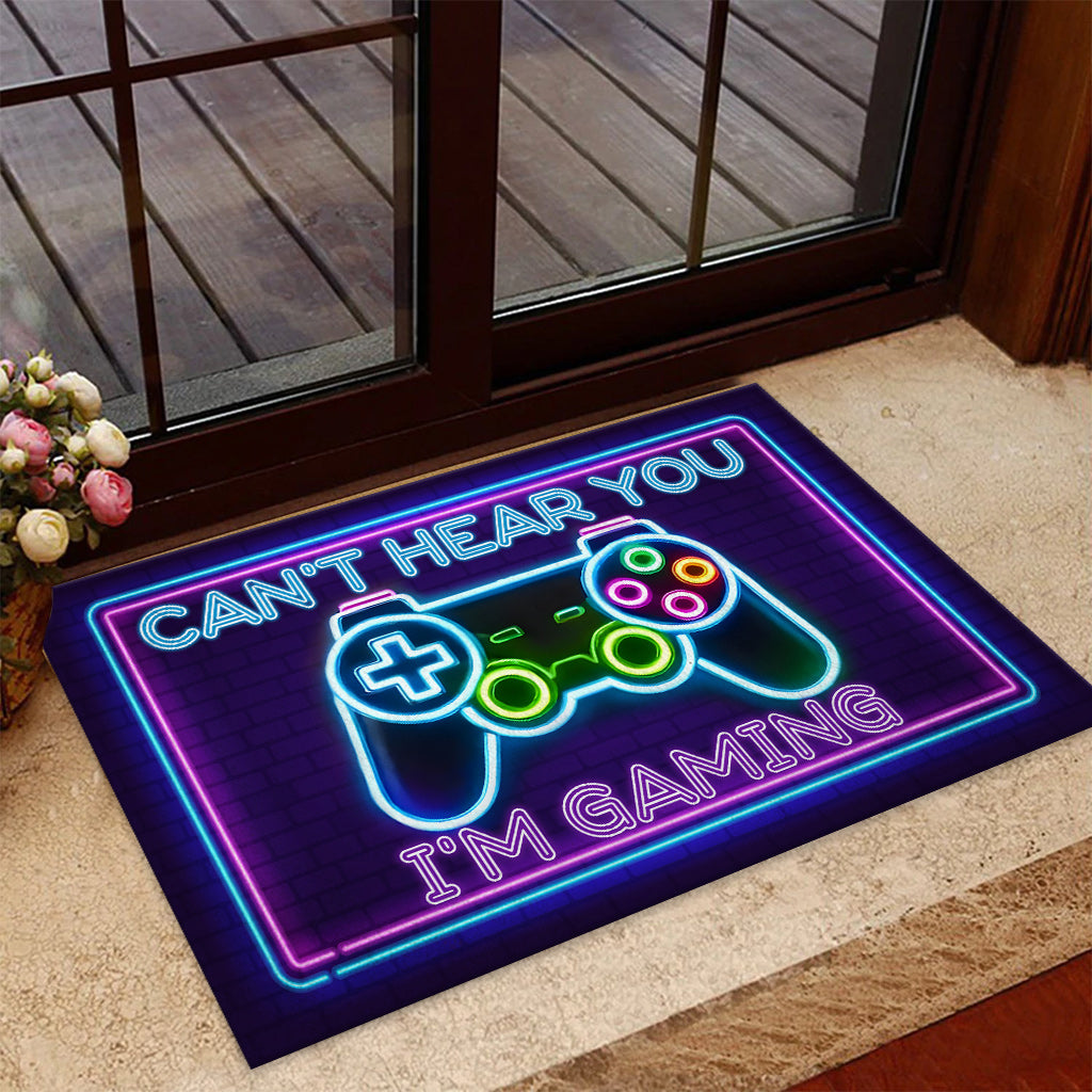 Can't Hear You - Personalized Video Game Doormat