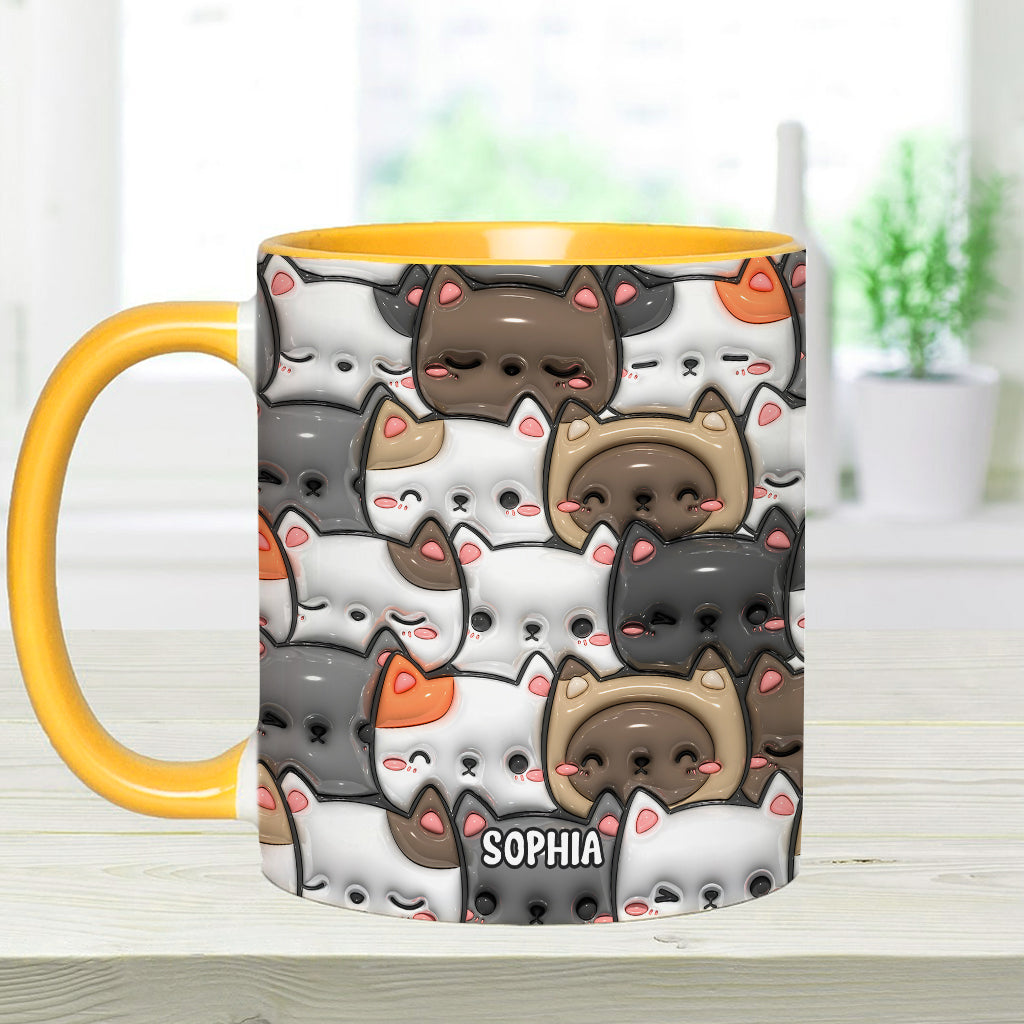 Yes I Do Need All These Cats - Personalized Cat Accent Mug
