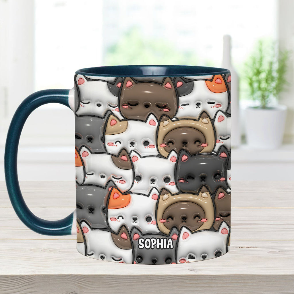 Yes I Do Need All These Cats - Personalized Cat Accent Mug