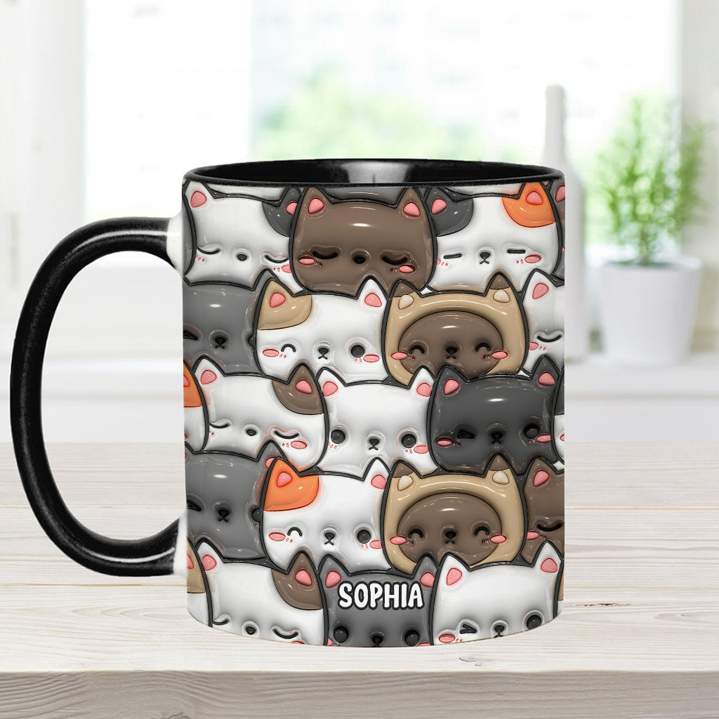 Yes I Do Need All These Cats - Personalized Cat Accent Mug