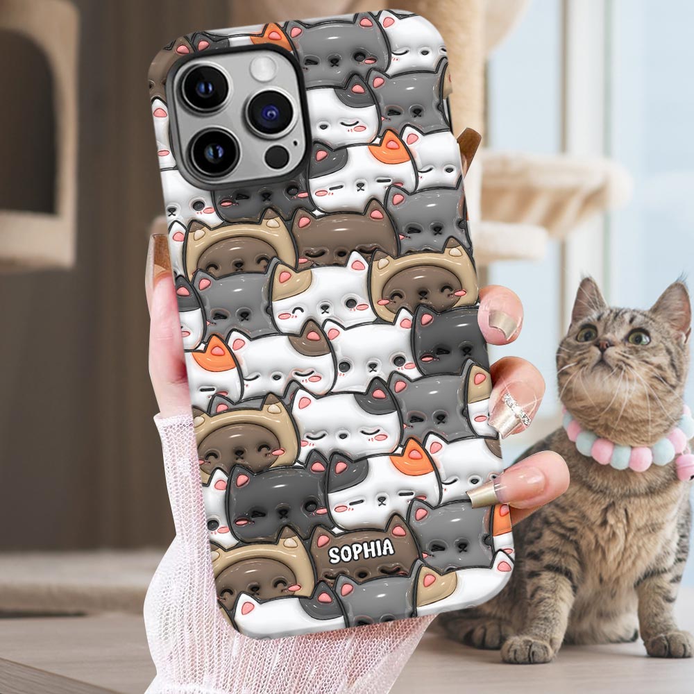 Yes I Do Need All These Cats - Personalized Cat Full Print Phone Case