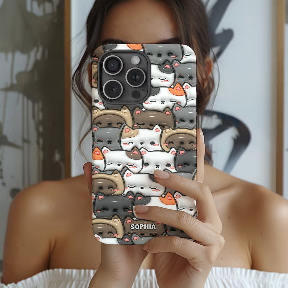 Yes I Do Need All These Cats - Personalized Cat Full Print Phone Case