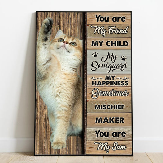 I'm Yours - Personalized Cat Canvas And Poster