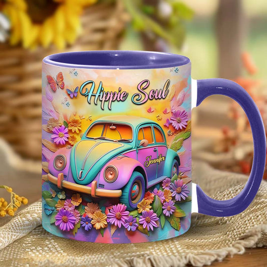 Hippie Soul - Personalized Hippie Accent Mug