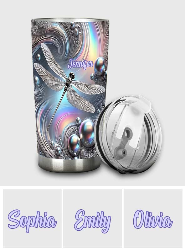Beautiful Dragonfly - Personalized Dragonfly Tumbler