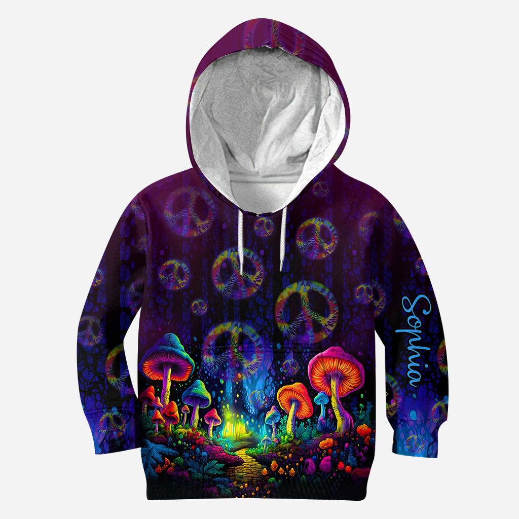 Awesome Mushroom - Personalized Hippie Hoodie and Leggings