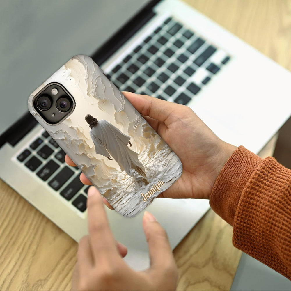 Walk With God - Personalized Christian Full Print Phone Case