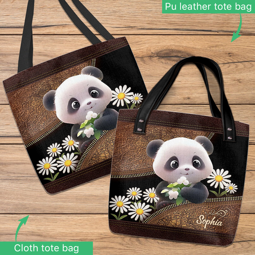 Just A Girl Who Loves Pandas - Personalized Tote Bag