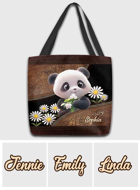 Just A Girl Who Loves Pandas - Personalized Tote Bag