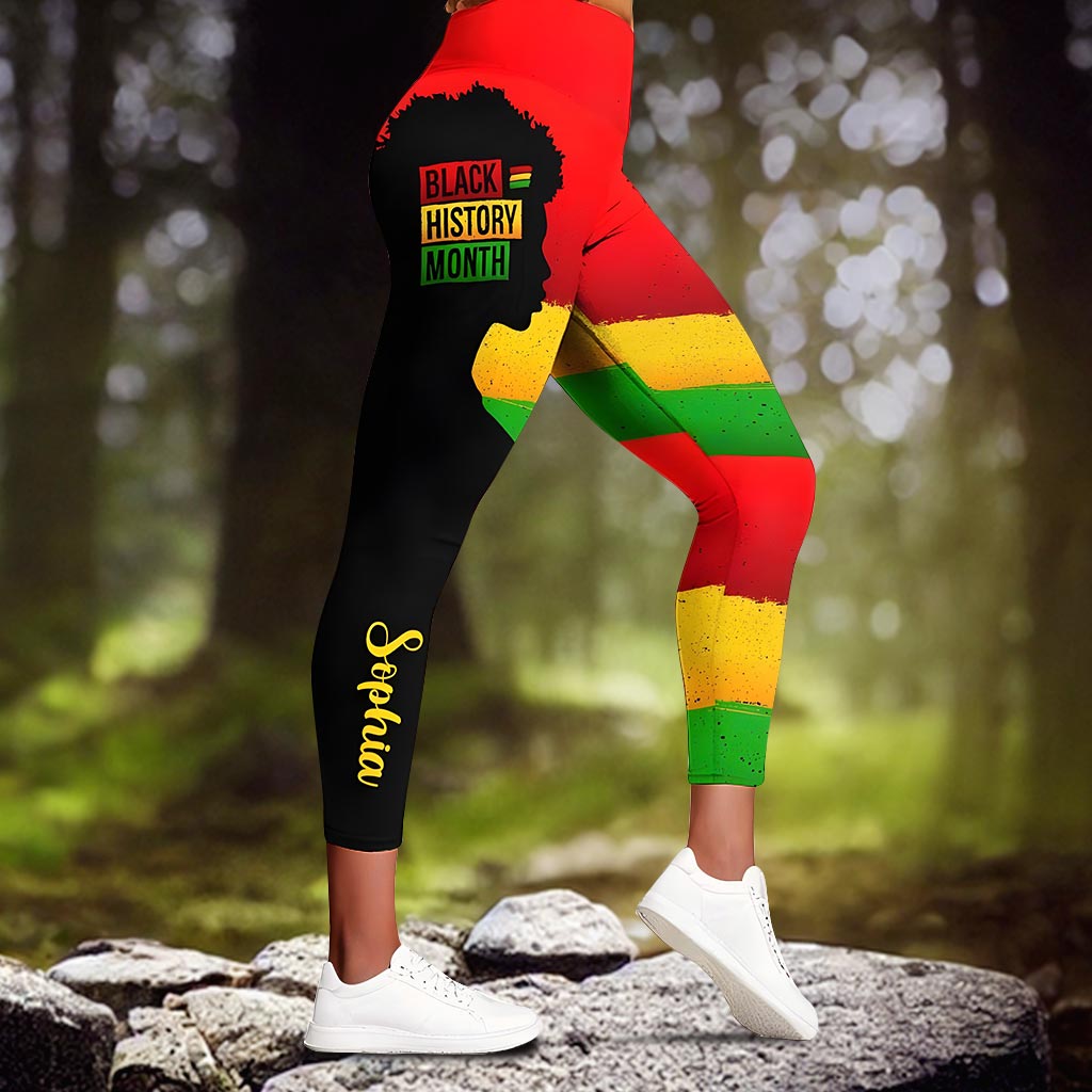 Black History Month - Personalized African American Leggings